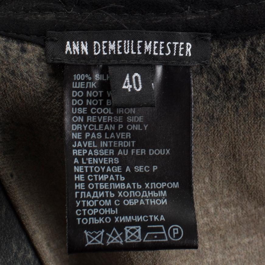 ANN DEMEULEMEESTER, blus, storlek 40.