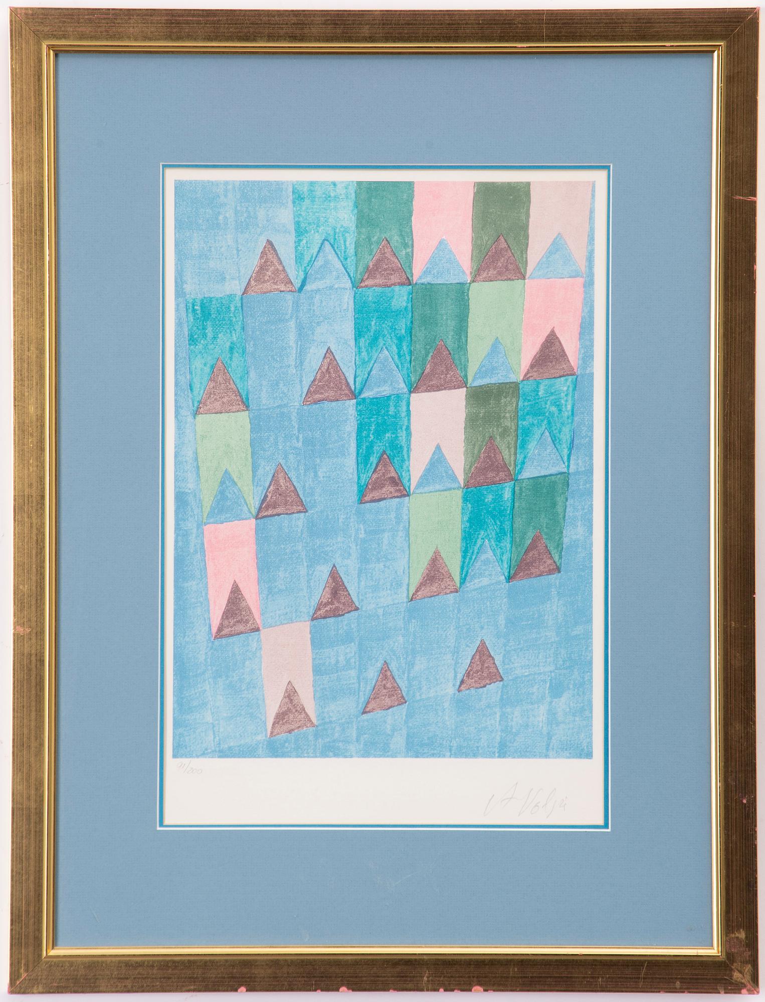 Alfredo Volpi, Untitled.