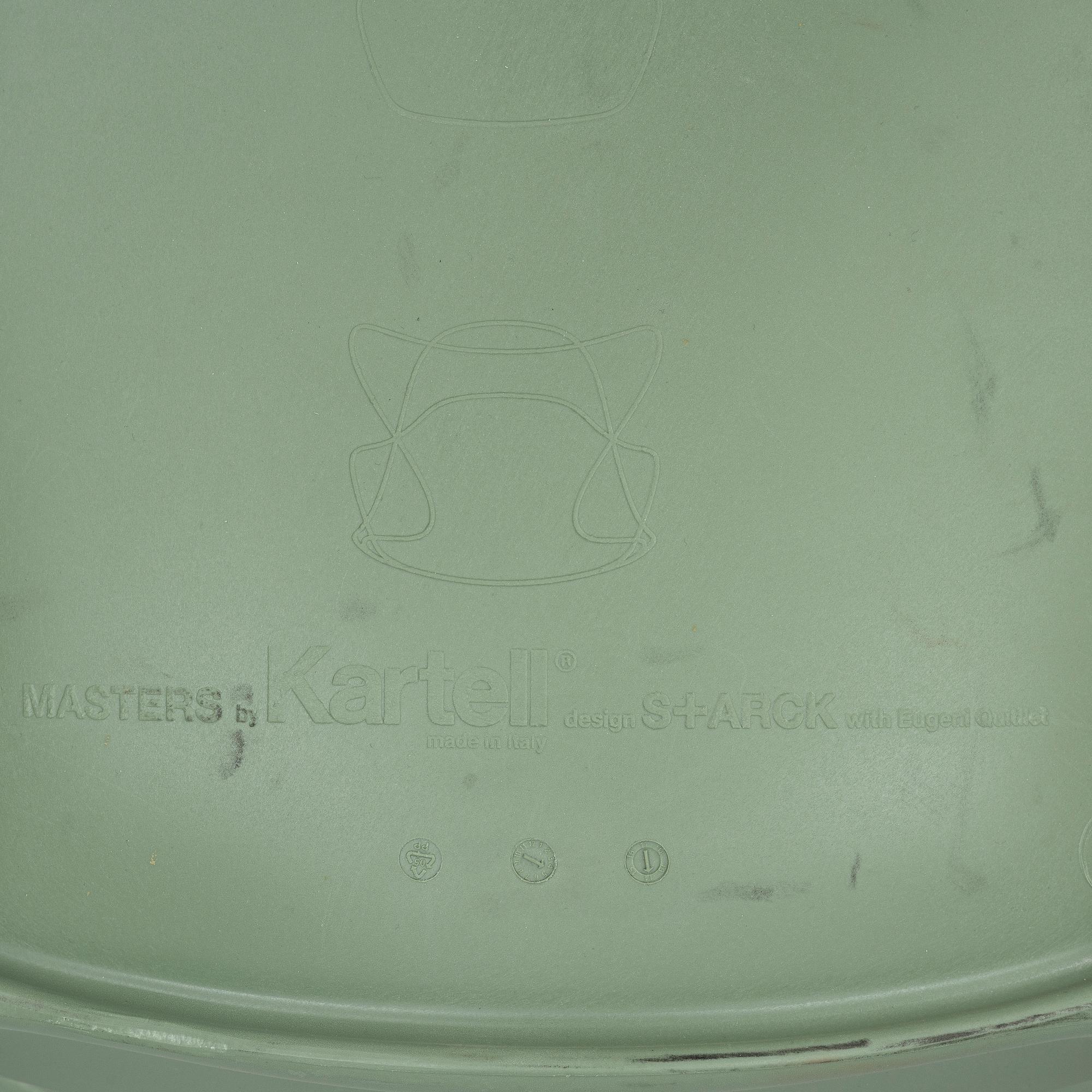 Philippe Starck, & Eugeni Quitllet, stolar, 6 st, "Masters" Kartell, Italien.