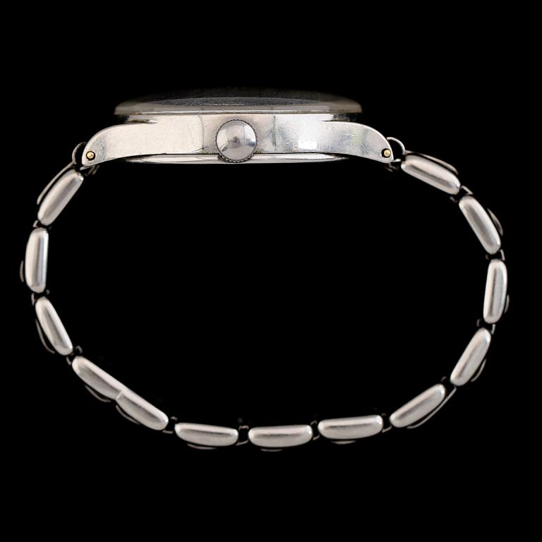 ARMBANDSUR, stål, Omega, 1900-talets mitt.