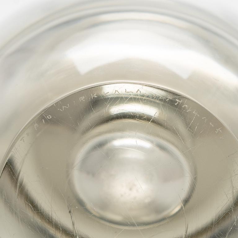 Tapio Wirkkala, A 'Tokyo' glass vase signed Tapio Wirkkala Iittala.
