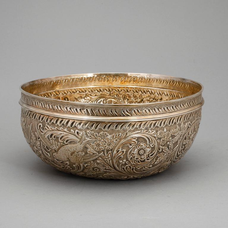 BÅLSKÅL, silver, John Samuel Hunt, London 1853. Ca 680 g.