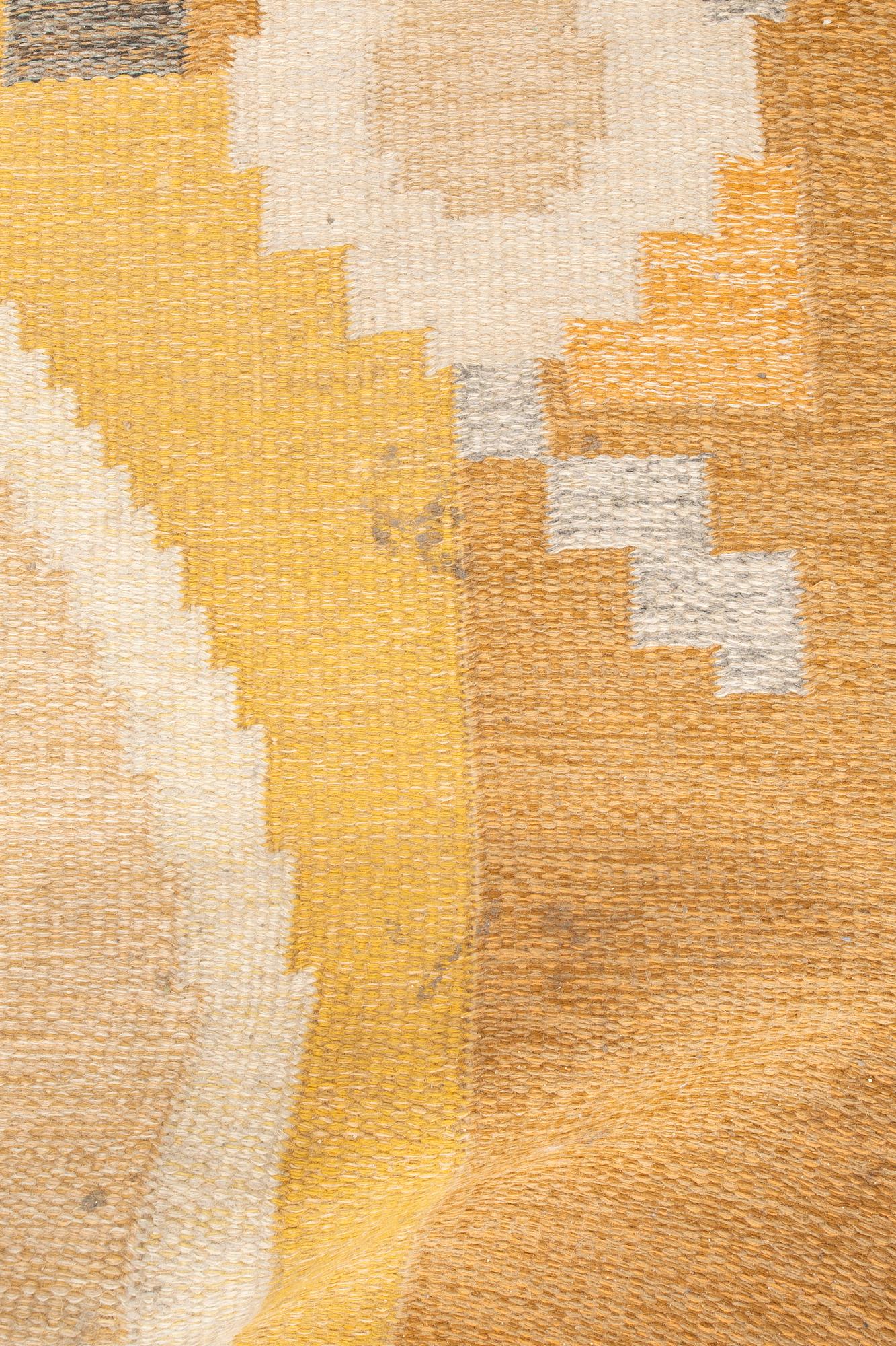 Rug, flat weave, signed, approximately 286x195 cm.