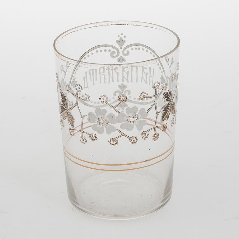 DRICKSGLAS, Ryssland, 1900-talets mitt, "На память".