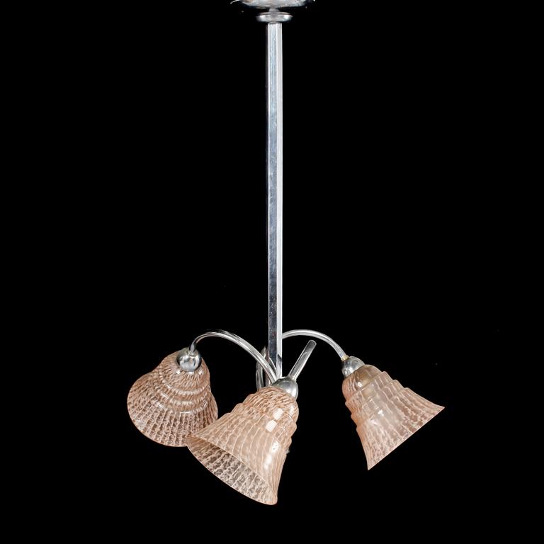 TAKLAMPA, art deco, 1930-tal. Höjd ca 65 cm.