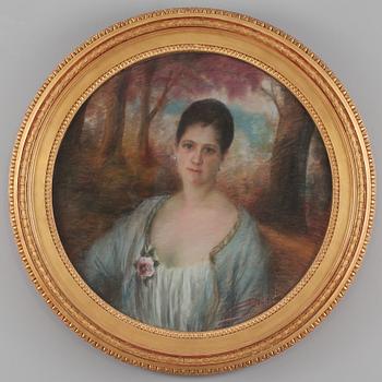 OKÄND KONSTNÄR, pastell, signerad Noemia Paldani, 1900-talets första hälft.