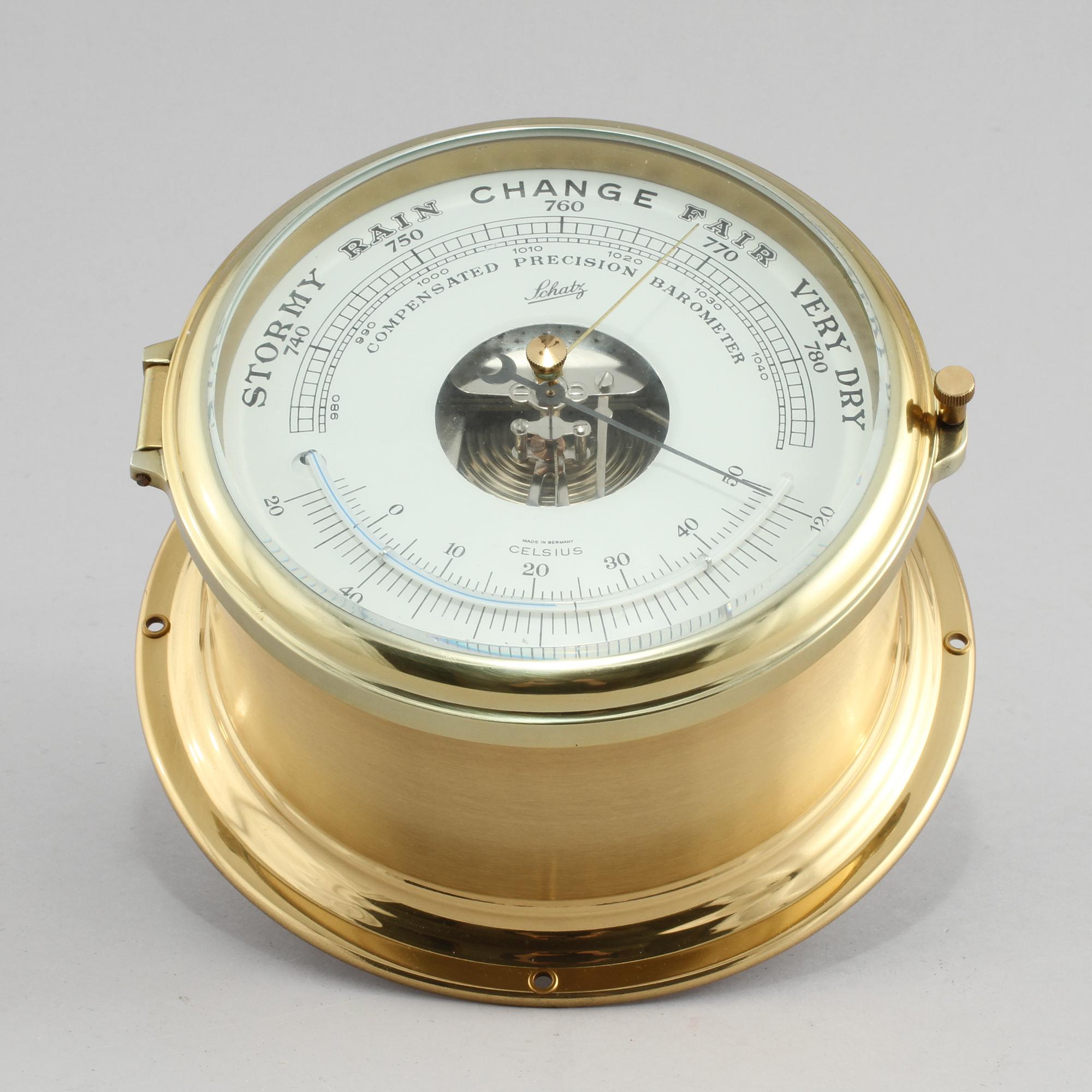 BAROMETER, Schatz, 1900-talets senare del.
