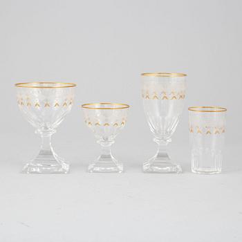 A 72 piece 'Kosta Junior' glass service, Kosta.