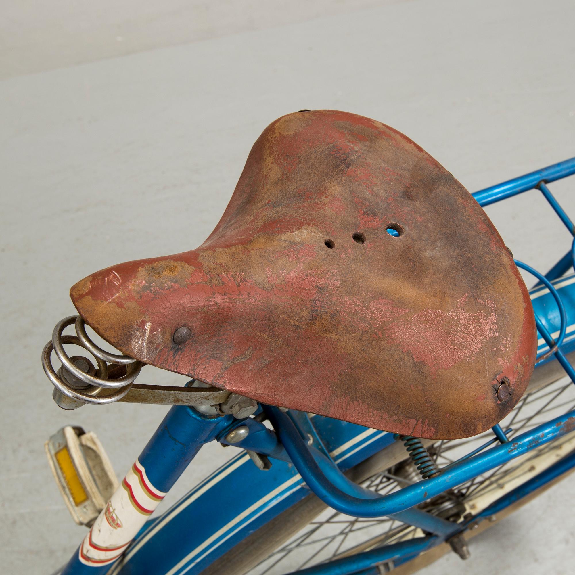 A blue Kroon tandem bicykle, 1970s.