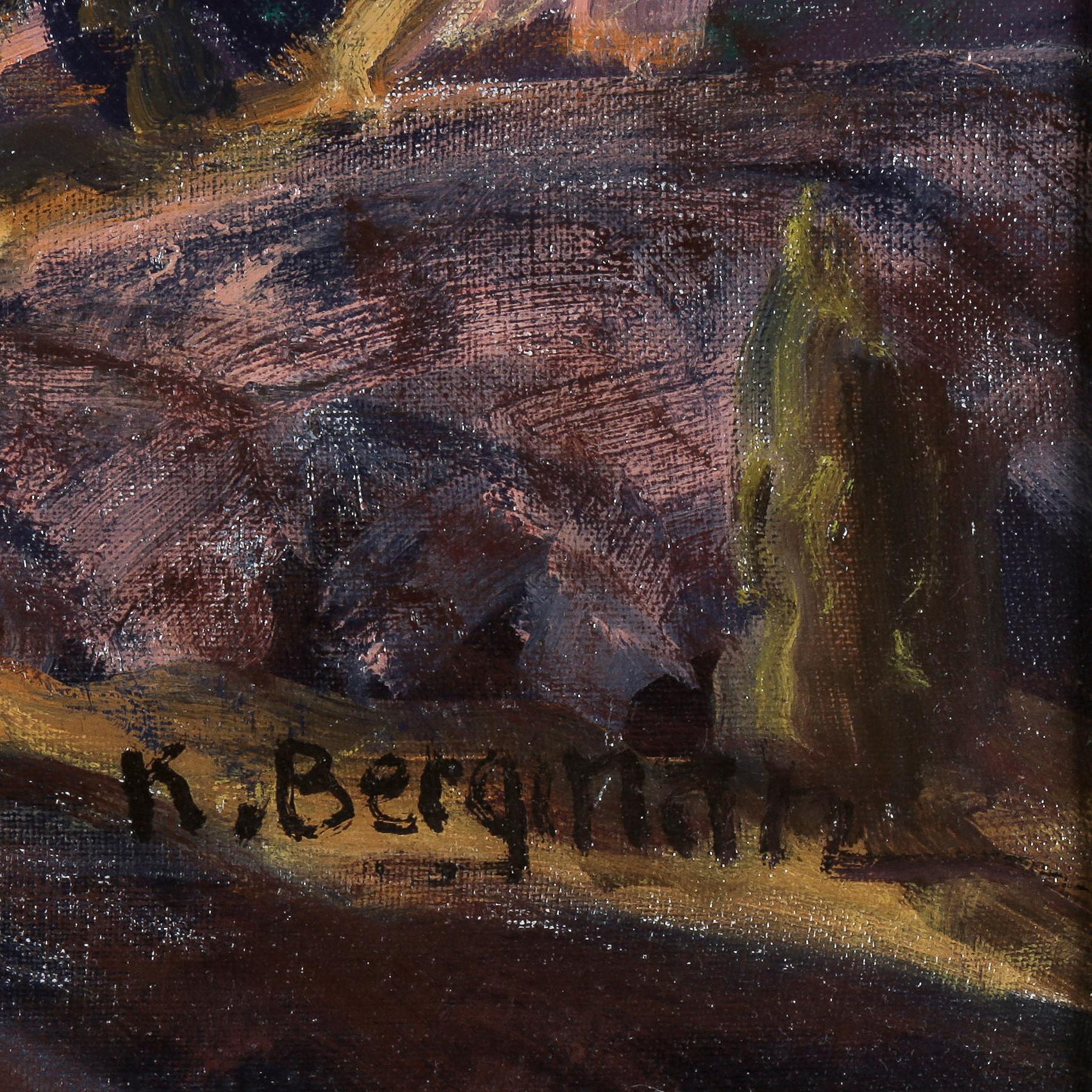 KARL BERGMAN, olja på duk, signerad.