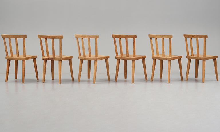 Axel Einar Hjorth, stolar, 6 st "Utö", Nordiska Kompaniet, 1930-tal.