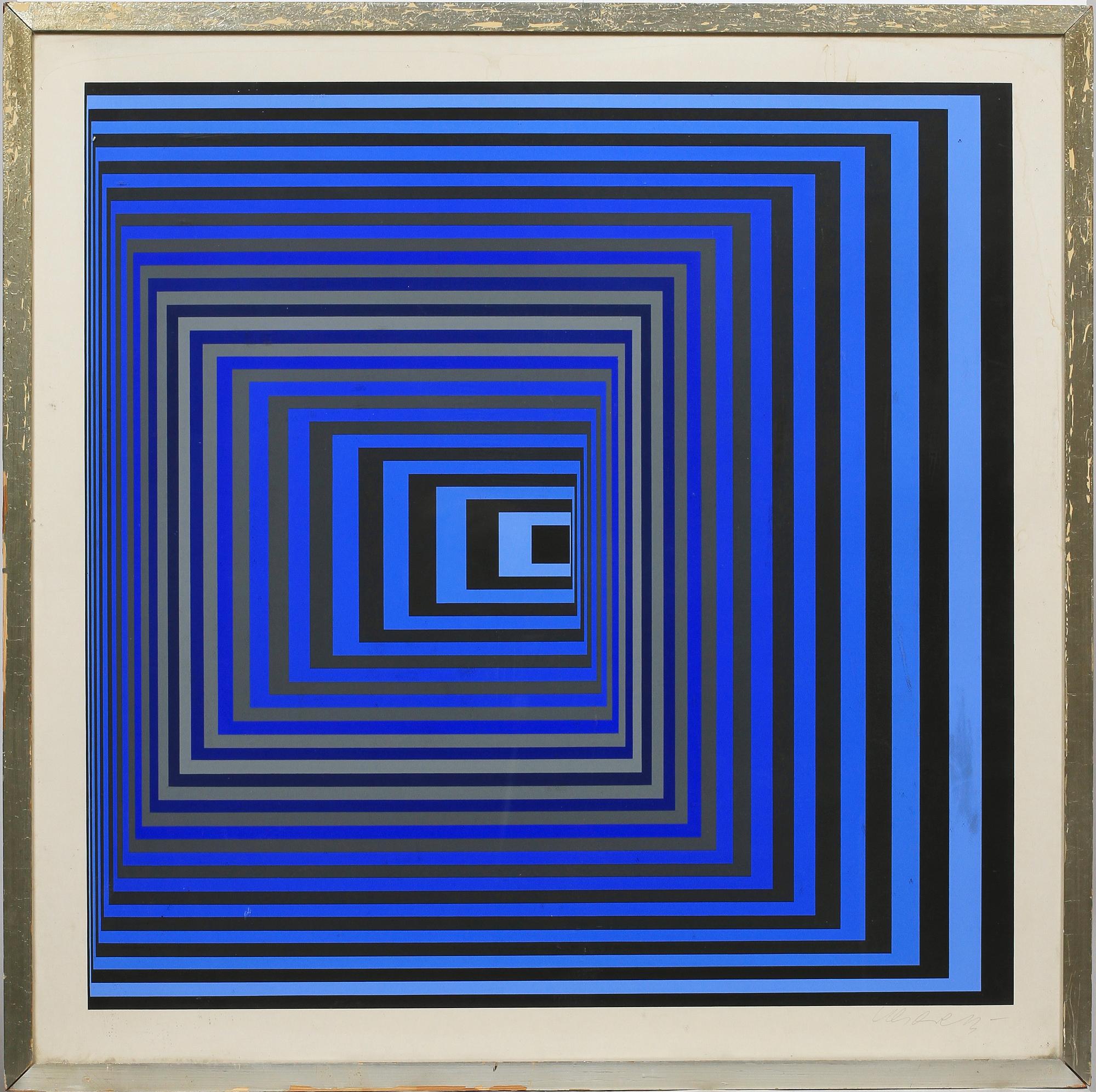 VICTOR VASARELY, seriegrafi, sign.