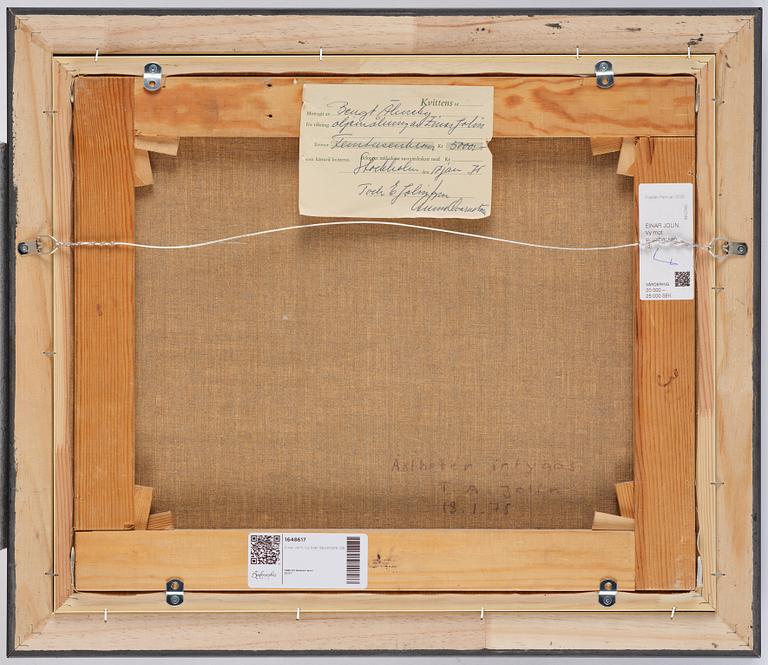 Einar Jolin, View over Stockholm.