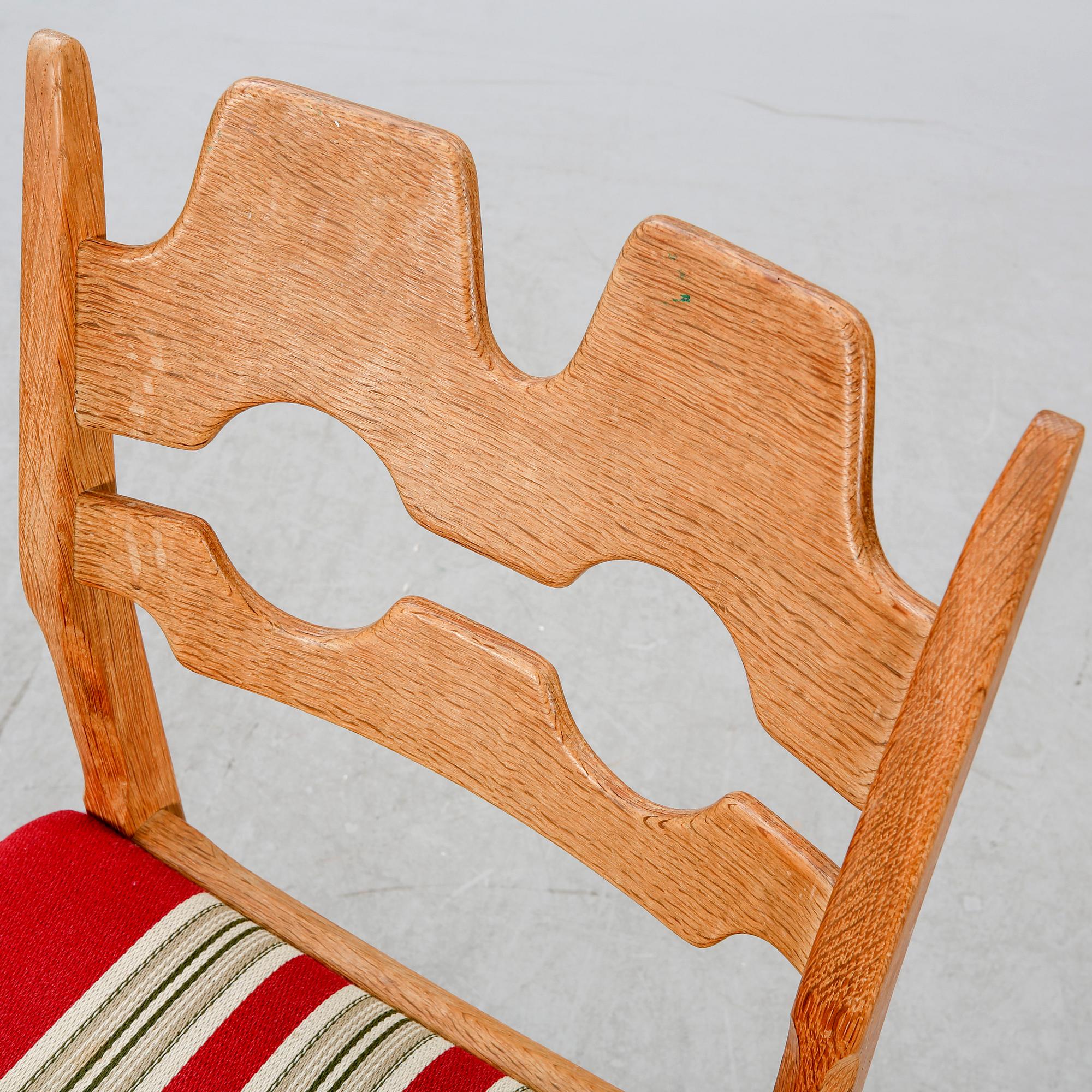 Henning Kjaernulf, Chairs, 6 pcs, Denmark, 1960s, Nyrup furniture factory.