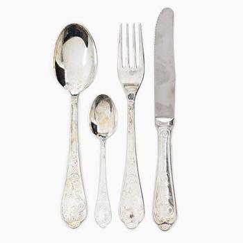 A 48 piece cutlery service, Italy 1950s/60s.