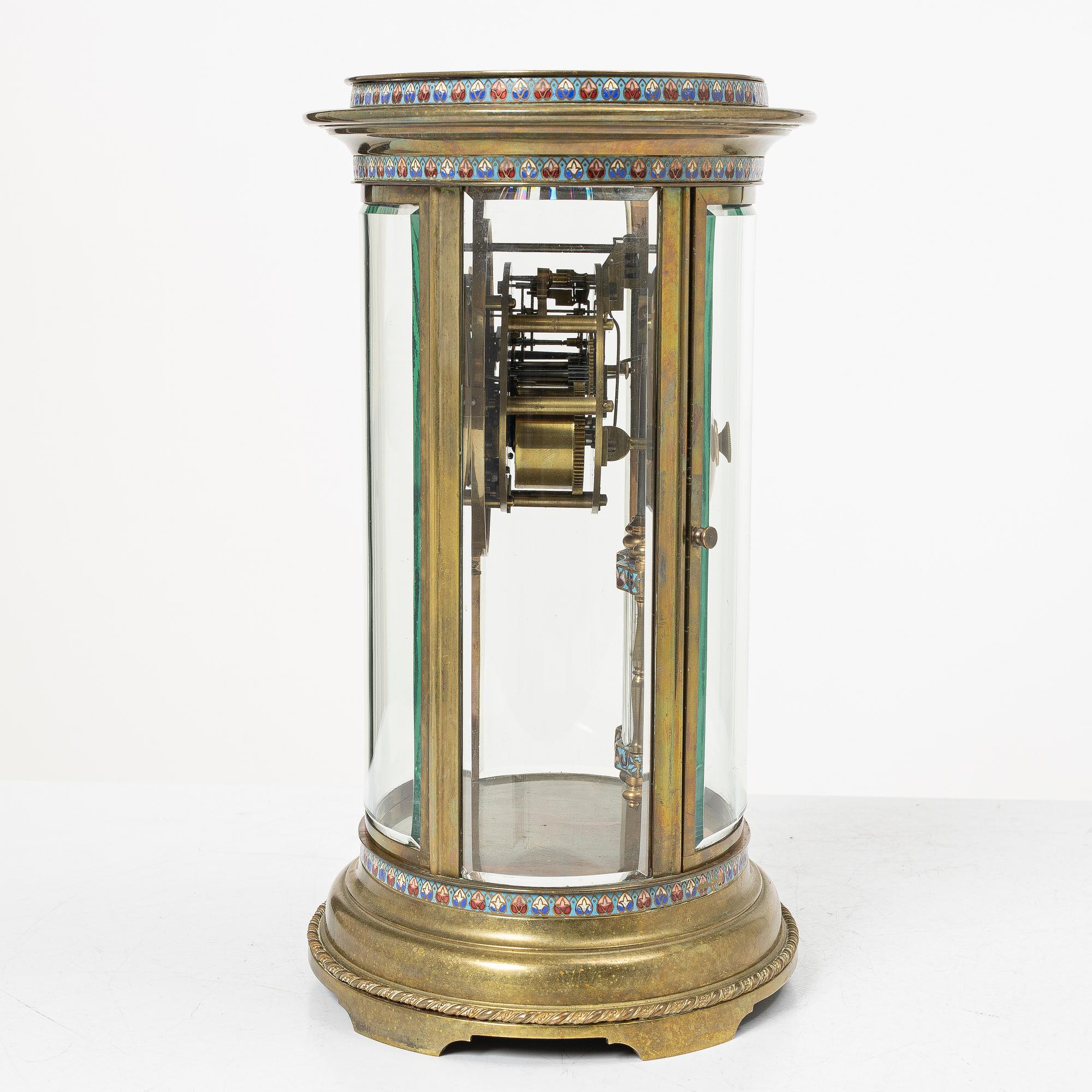 Mantel clock, Samuel Marti et Cie, France, late 19th century.