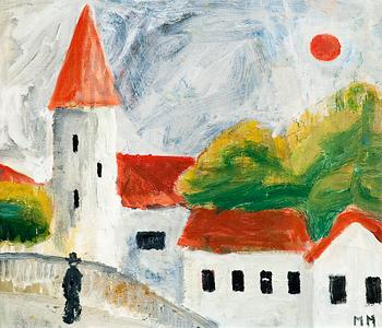 3. MAUNO MARKKULA, olja på duk, sign.