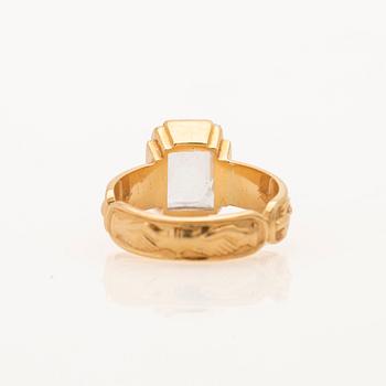 Ring, 18K guld, G. Dahlgren & Co, Malmö, 1900-talets andra hälft.