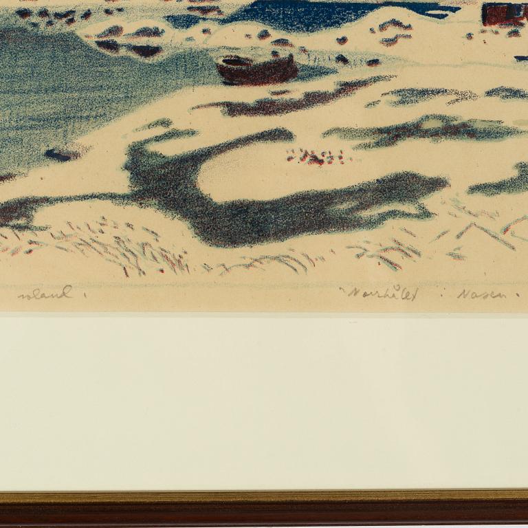 Roland Svensson, 4 litografier, signerade och en numrerad 36/100.