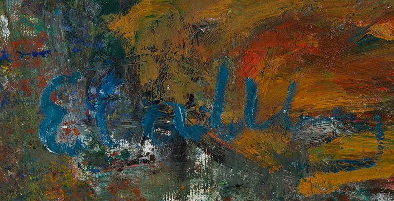 ERLAND CULLBERG, oil on canvas, signed.