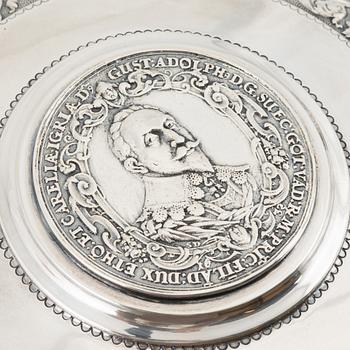 A silver Baroque style tankard, GAB, 1920.