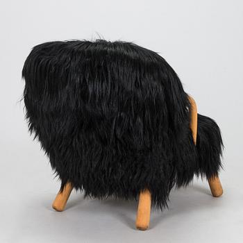 Fåtölj, Scandinavian Modern, "Clam chair"/"Muslinge", 1940/50-tal.