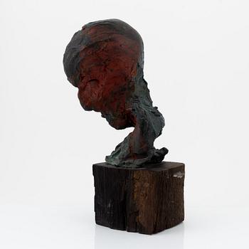 Claes Hake, a bronze sculpture, signed.