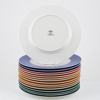 16 plates, Rörstrand, "Plus".