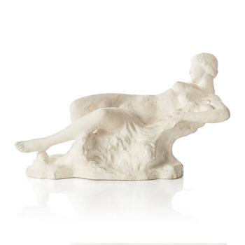 Gudmar Olovson, sculpture. Plaster. Signed. Height 23 cm, length 37 cm.