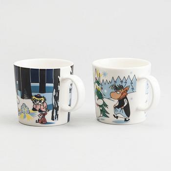 MUMINMUGGAR 2 st, Arabia, "Moomin Characters", 1990-tal.