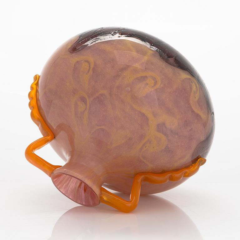 Charles Schneider, A 1920s/30s signed glass vase, France.
