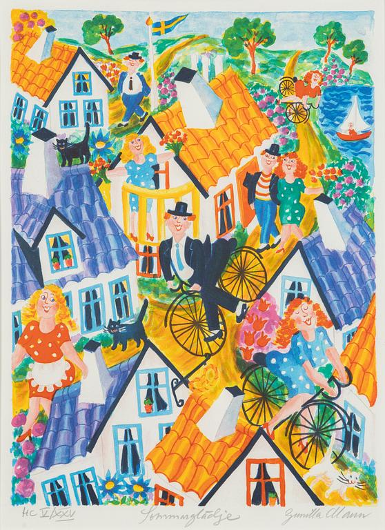 Gunilla Mann, "Sommarglädje".