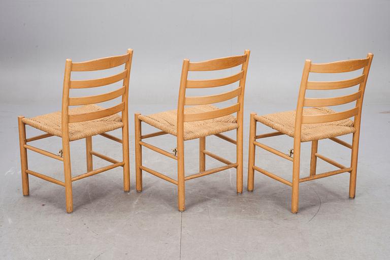 STOLAR, 6 st, "kyrkstolen", Kaare Klint, Danmark.