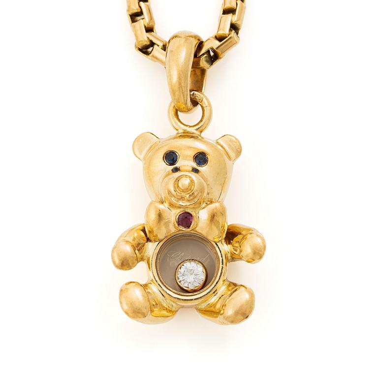 Chopard hänge i form av en teddybjörn.
