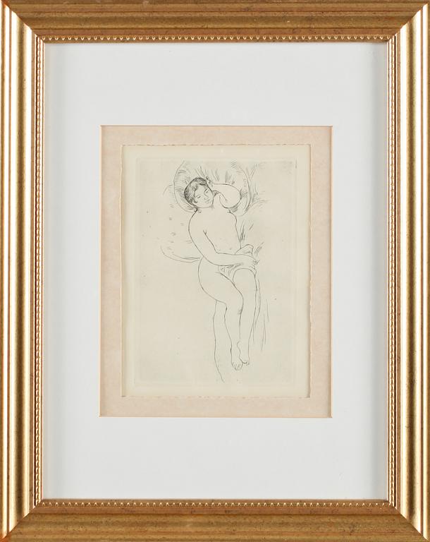 AUGUSTE RENOIR, efter, etsning, osignerad.