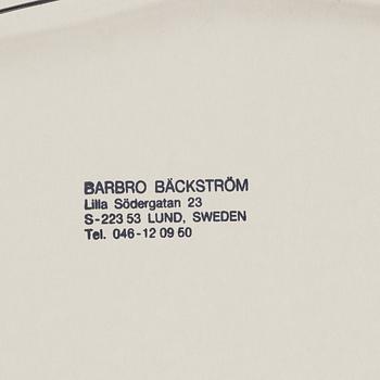 Barbro Bäckström, lithograph, signed and dated -78.