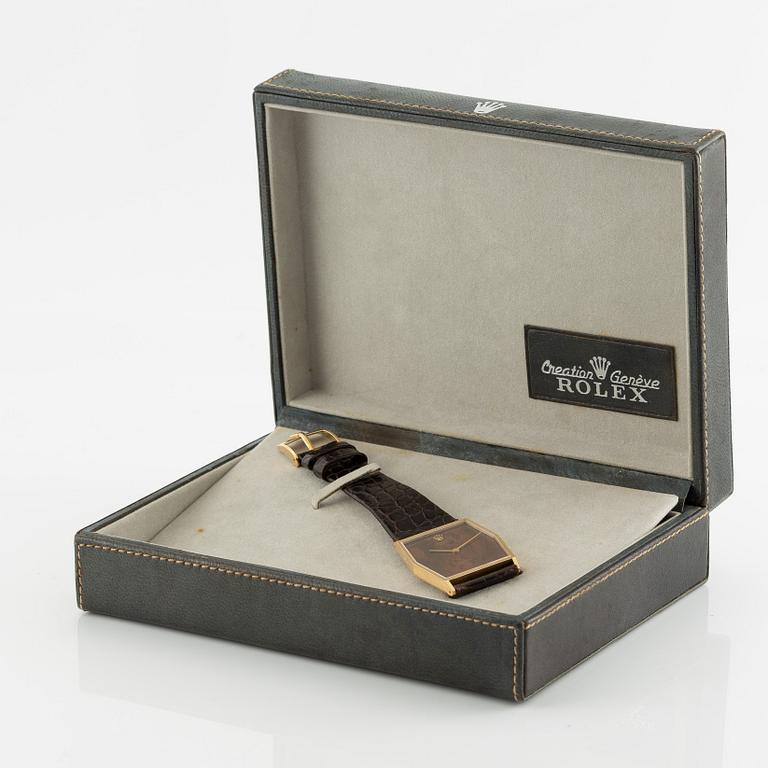 Rolex, Cellini, "Wood Dial", armbandsur, 29 mm.