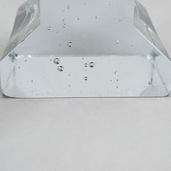 Oiva Toikka, veistos, signeerattu Oiva Toikka Nuutajärvi Notsjö 1989.