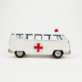 A Bandai tinplate "Volkswagen Ambulance", Japan, 1960s.
