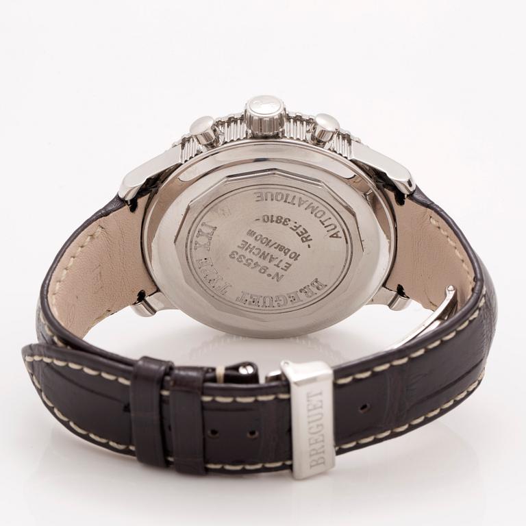 BREGUET, Typ XXI, retour en vol, chronograph (flyback), wristwatch, 42 mm,