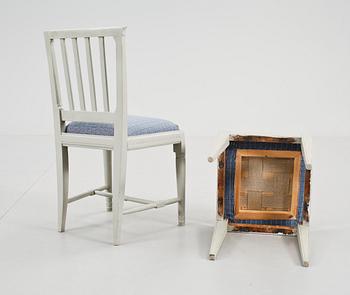 STOL med PALL, gustaviansk stil, 1900-talets senare hälft.