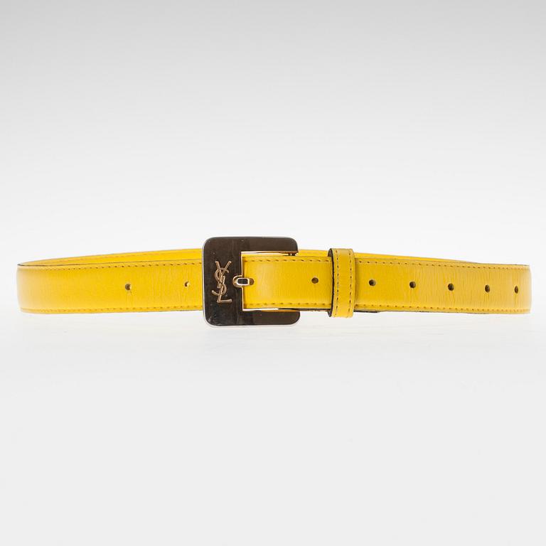 HATT och BÄLTE, Yves Saint Laurent.