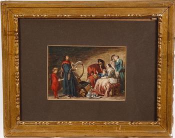 GILBERT, JOHN, handkolorerat tryck, sign.