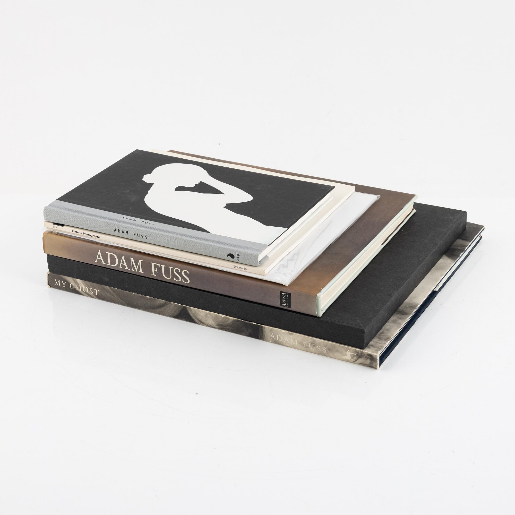 Adam Fuss, photo books and publications, six parts.
