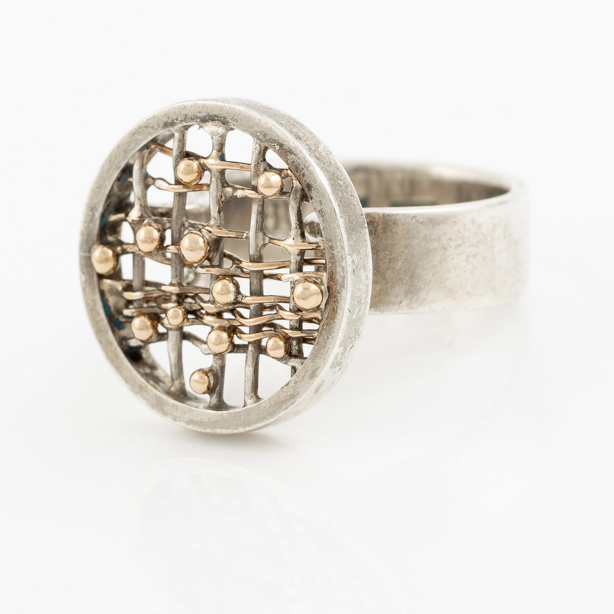 Anders Högberg, ring, sterlingsilver, Göteborg 1992.