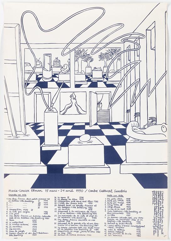 MARIE-LOUISE EKMAN,  3 posters.