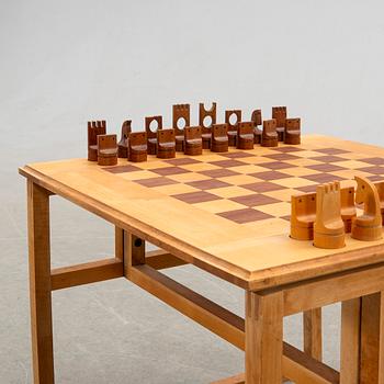 Rud Thygesen & Johnny Sörensen, chess table, for PP Möbler, Denmark, second half of the 20th century.