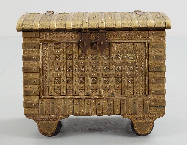A moorish style chest. 19th Century.
