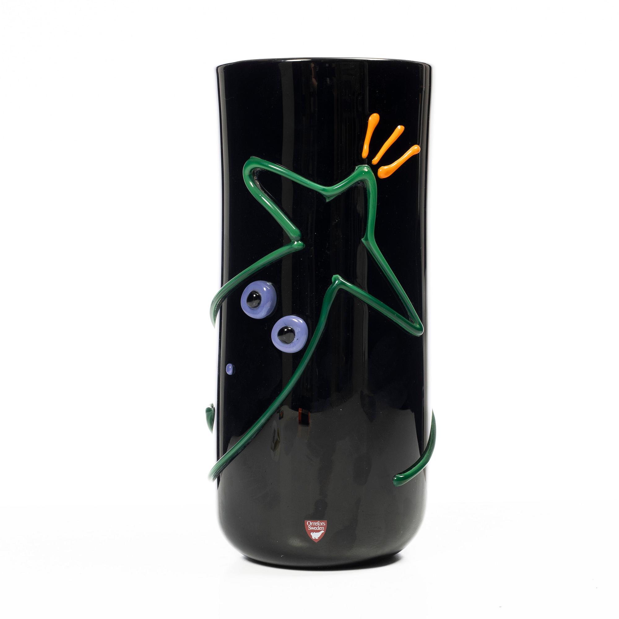 Anne Nilsson, vas, glas, Orrefors, 1988.