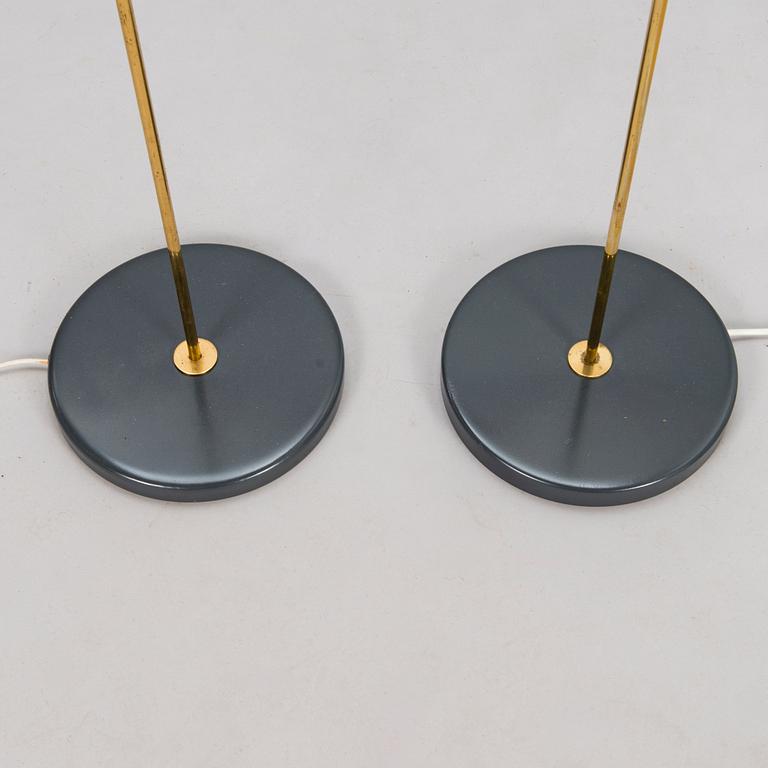 YKI NUMMI, a pair of 1960s '30-008' floorlamps for Orno. Finland.